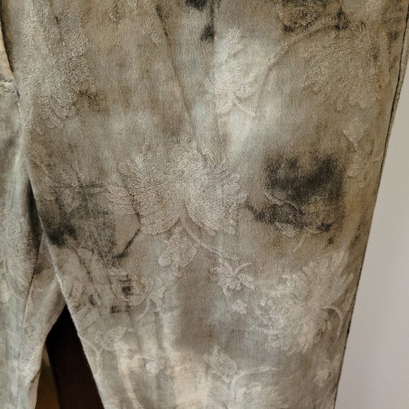 Beate Heymann Street Couture Watercolour Damask Print Jeans EU 38/US 8 - Picture 8 of 14